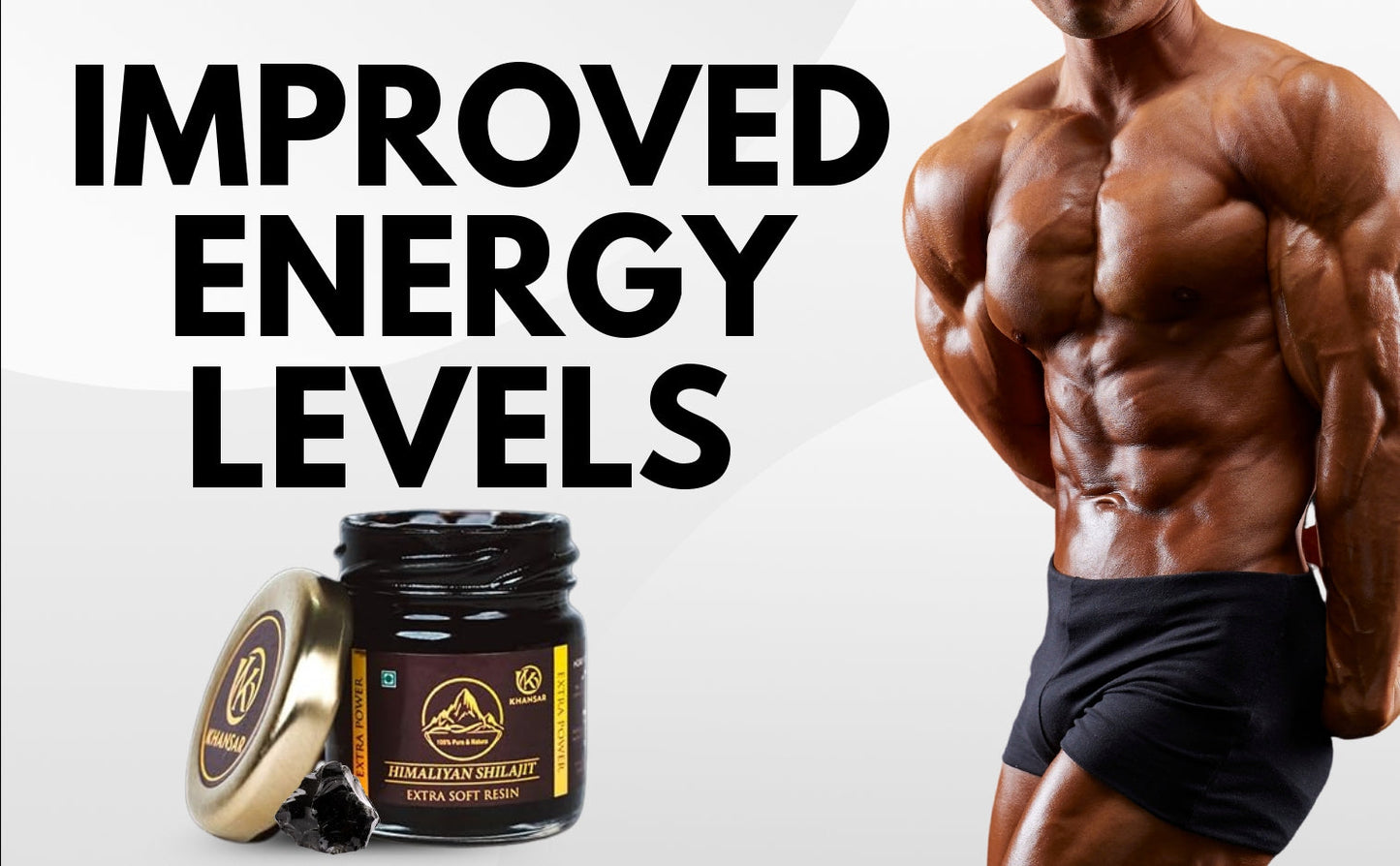 KHANSAR Himalayan Shilajit Resin - 40g 3pcs Combo