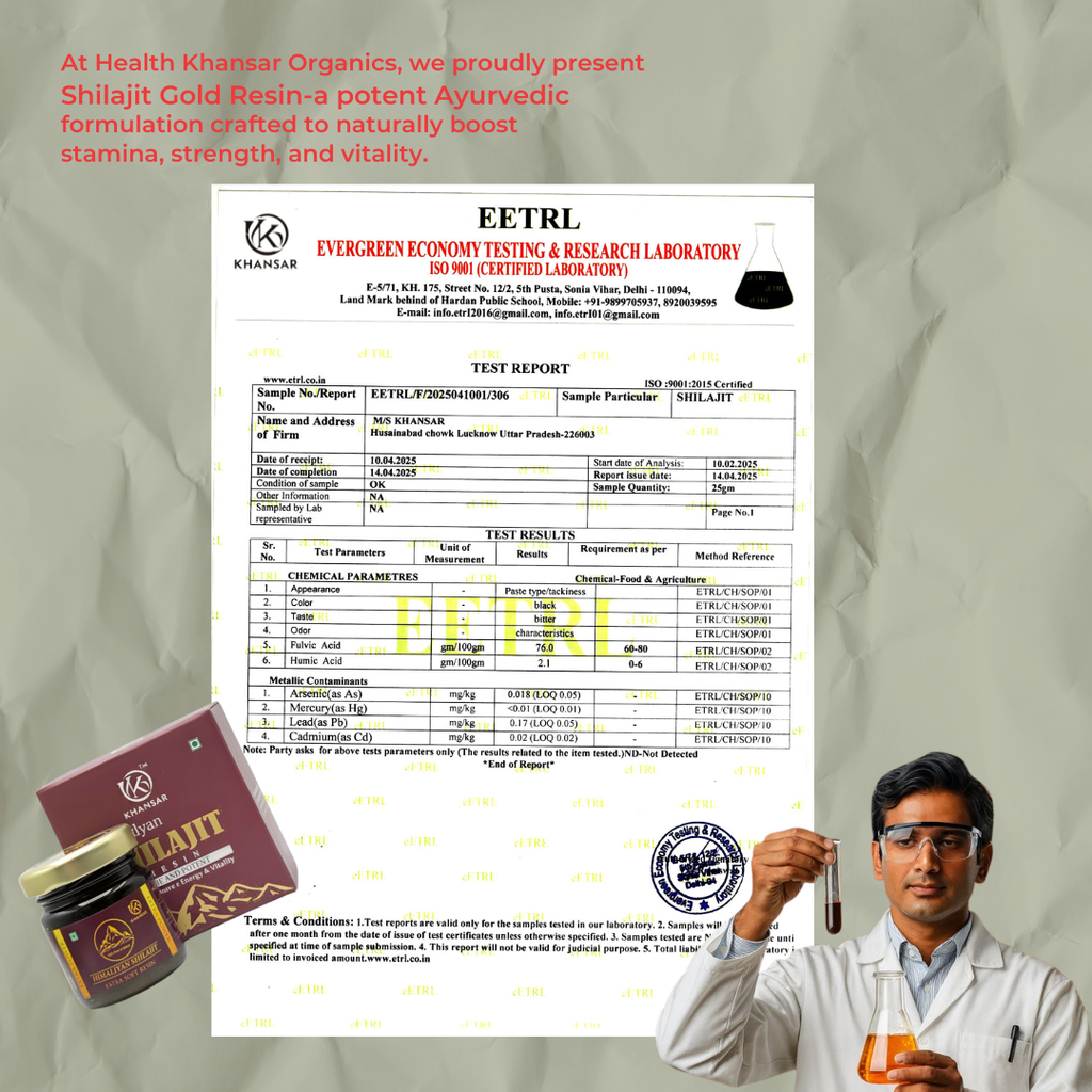 KHANSAR Himalayan Shilajit Resin - 40g Each • Total 3 Packs