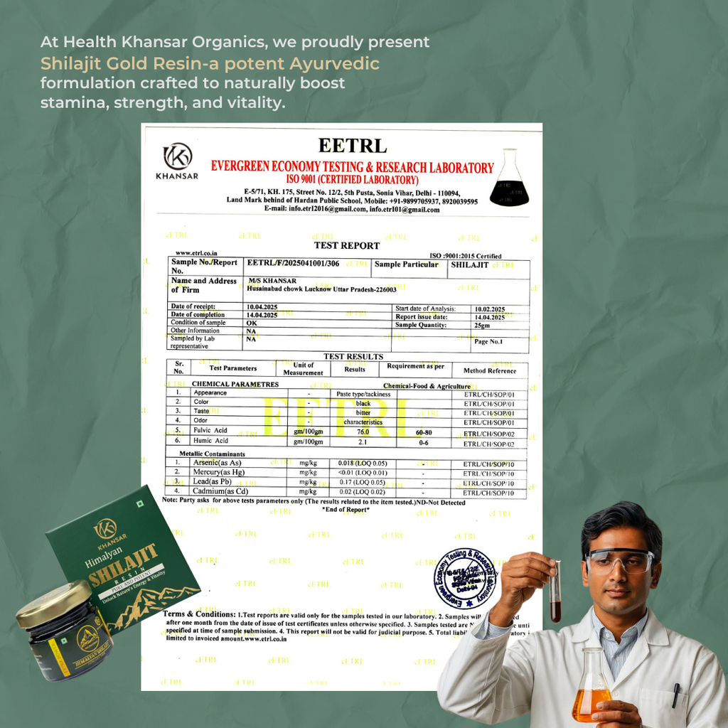 KHANSAR Himalayan Shilajit Resin - 20g Each • Total 3 Packs