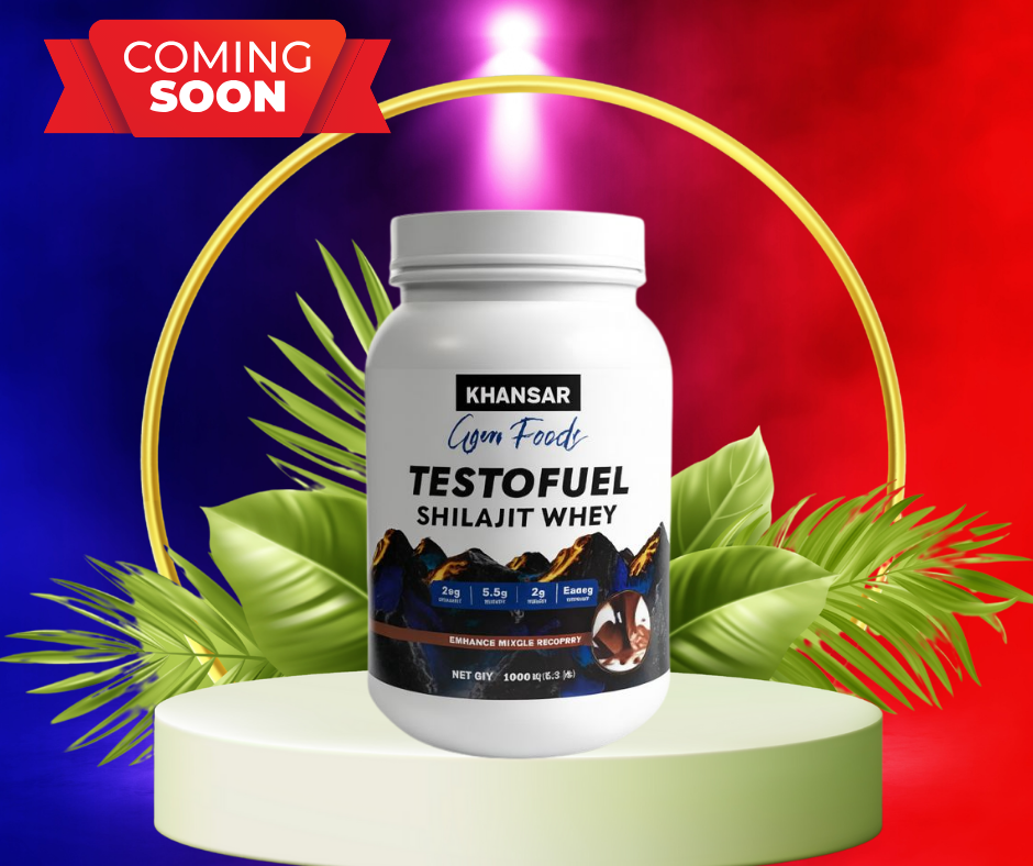 Khansar Testofuel Shilajit Whey – Coming Soon.