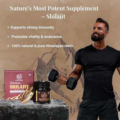 KHANSAR Himalayan Shilajit Resin - 40g  3pcs Combo