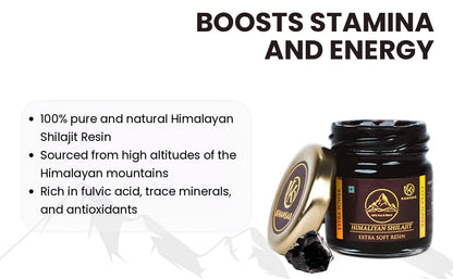 KHANSAR Himalayan Shilajit Resin - 40g  3pcs Combo