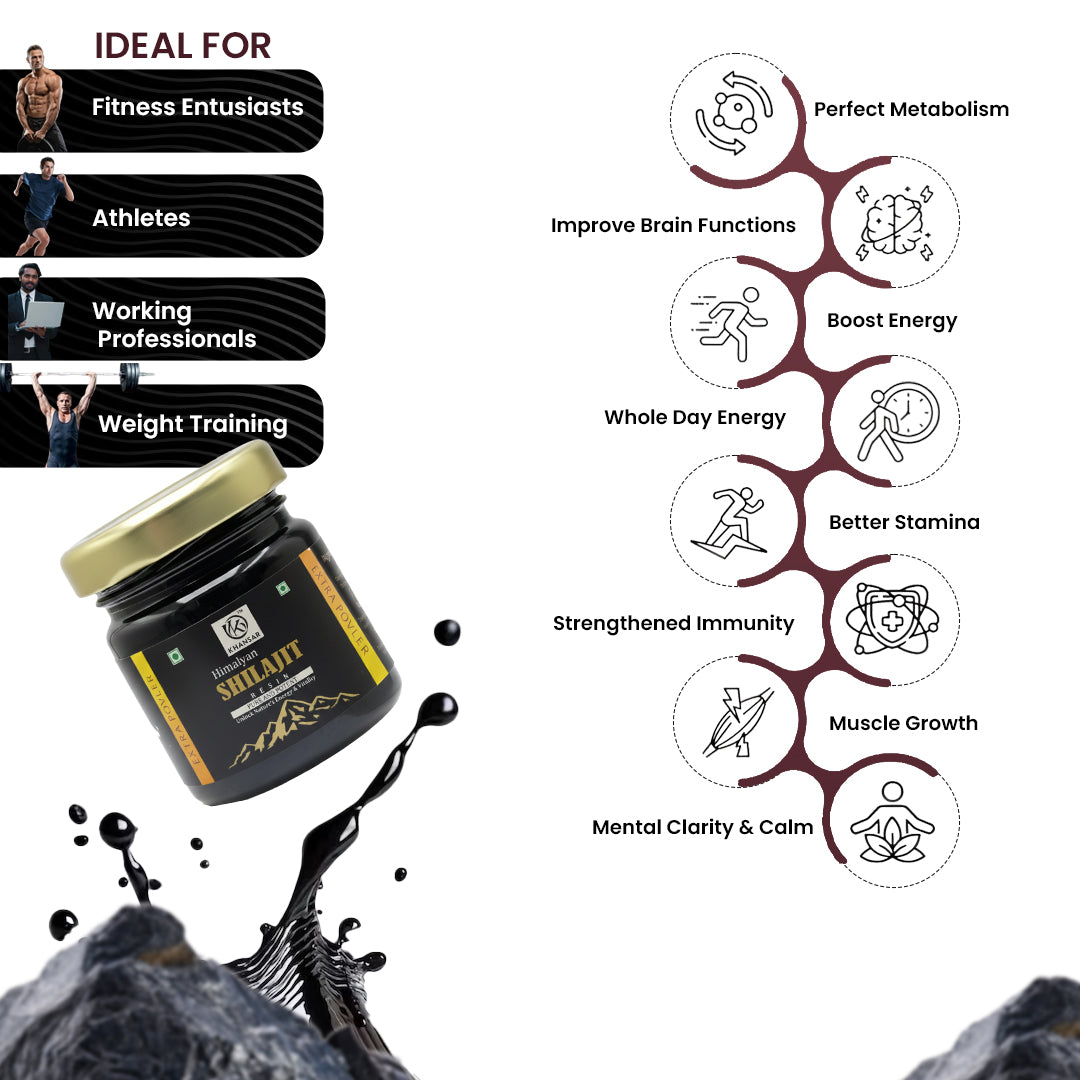 KHANSAR HIMALAYAN SHILAJIT RESIN - 10G