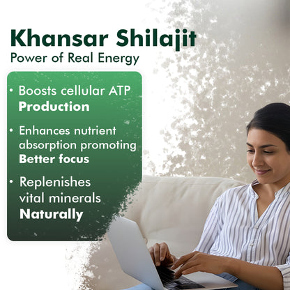 KHANSAR Himalayan Shilajit Resin - 40g