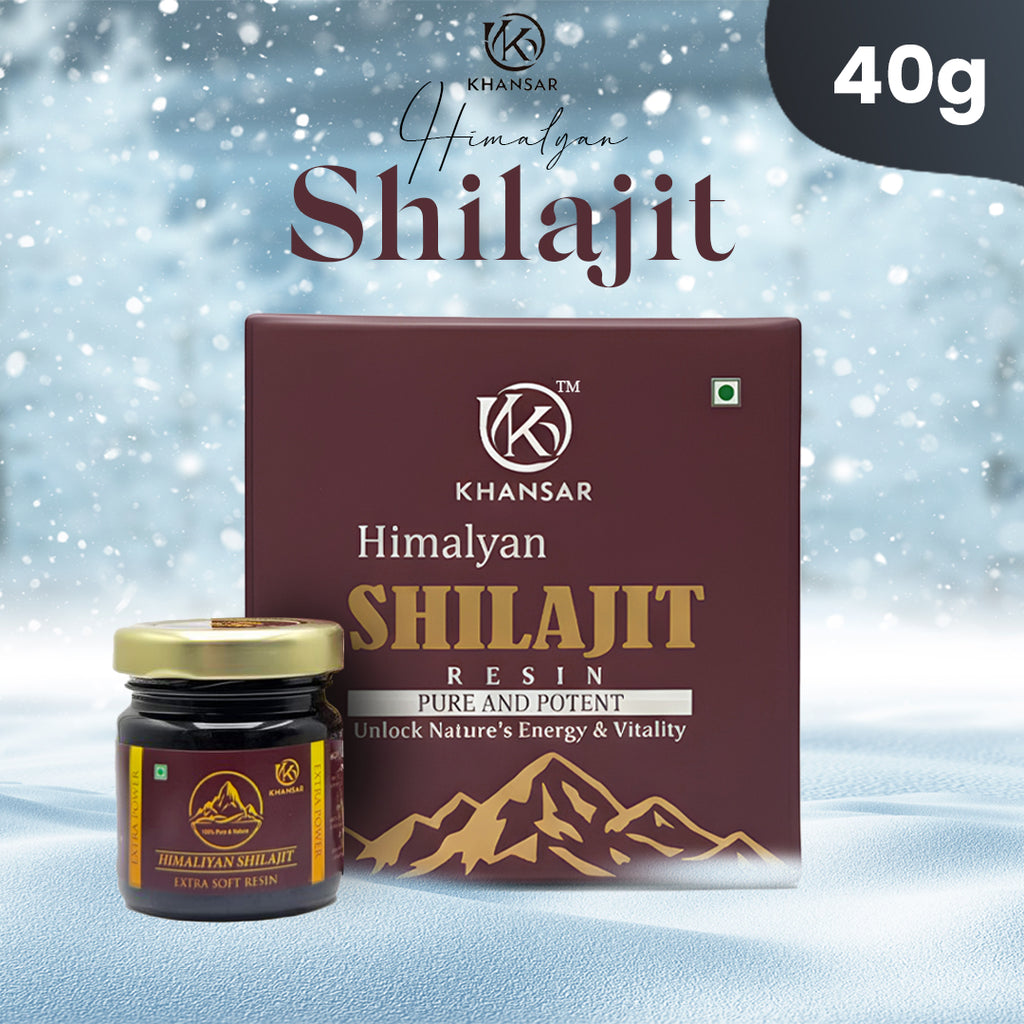 KHANSAR Himalayan Read Shilajit Resin - 40g