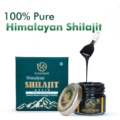 KHANSAR Himalayan Shilajit Resin - 20g