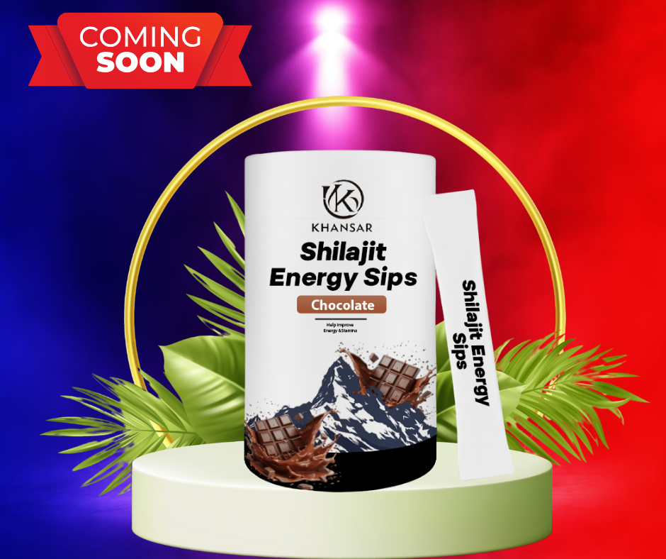 Khansar Shilajit Energy Sips – Chocolate Coming Soon!