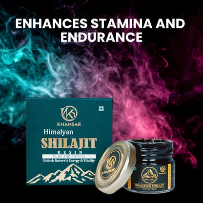 KHANSAR Himalayan Shilajit Resin - 20g 3pcs Combos