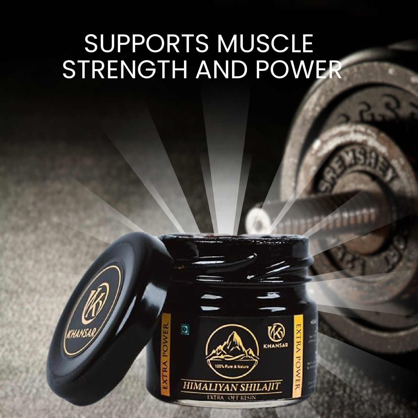 KHANSAR Himalayan Shilajit Resin - 10g 3piece Combos